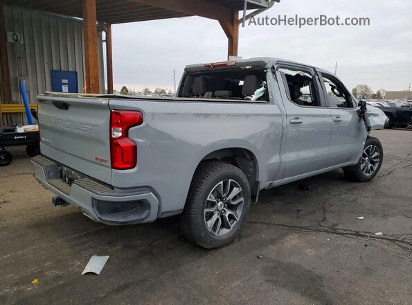 1GCUDEE85RZ180991 2024 CHEVROLET SILVERADO Gray Trasero derecho