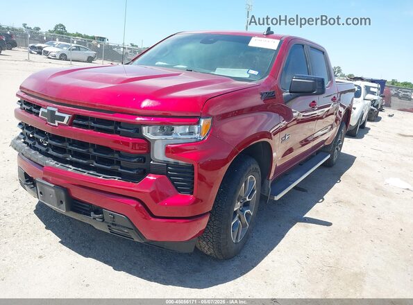1GCUDEED2PZ273445 2023 CHEVROLET SILVERADO Red Առջևի ձախ երեք քառորդ տեսարան
