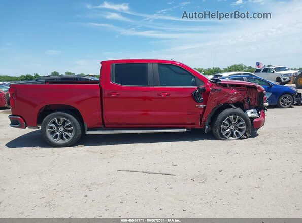 1GCUDEED2PZ273445 2023 CHEVROLET SILVERADO Red Սալոնի 360 աստիճան տեսք
