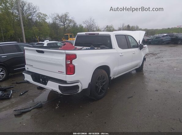 1GCUDEED3PZ207308 2023 CHEVROLET SILVERADO Белый Задняя правая четверть