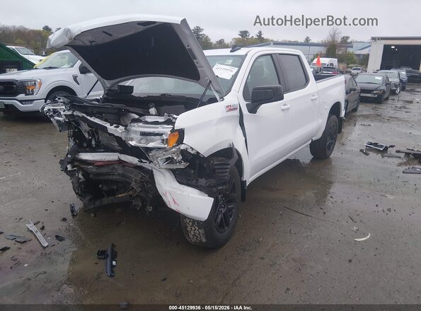 1GCUDEED3PZ207308 2023 CHEVROLET SILVERADO Белый Передняя левая четверть
