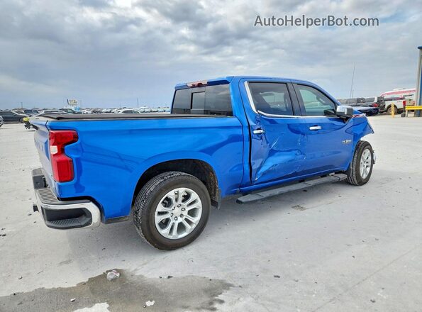 1GCUDGED6PZ272536 2023 CHEVROLET SILVERADO Blue უკანა მარჯვენა