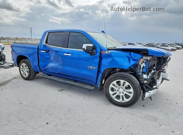 1GCUDGED6PZ272536 2023 CHEVROLET SILVERADO Blue წინა მარჯვენა