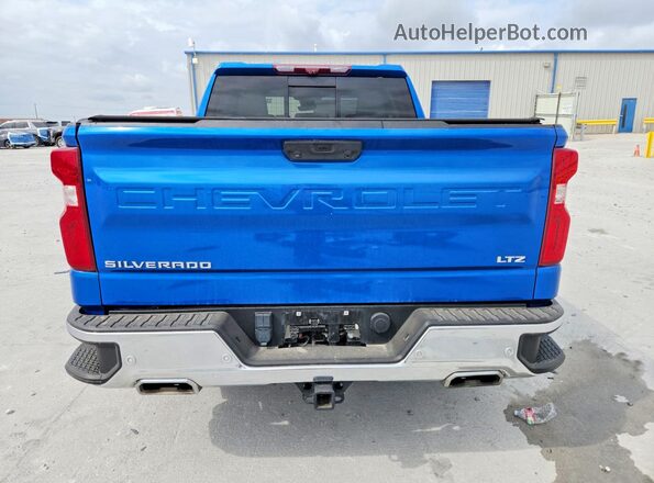 1GCUDGED6PZ272536 2023 CHEVROLET SILVERADO Blue უკანა ხედი