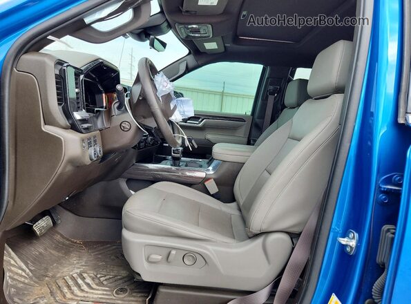 1GCUDGED6PZ272536 2023 CHEVROLET SILVERADO Blue წინა სალონის ხედი