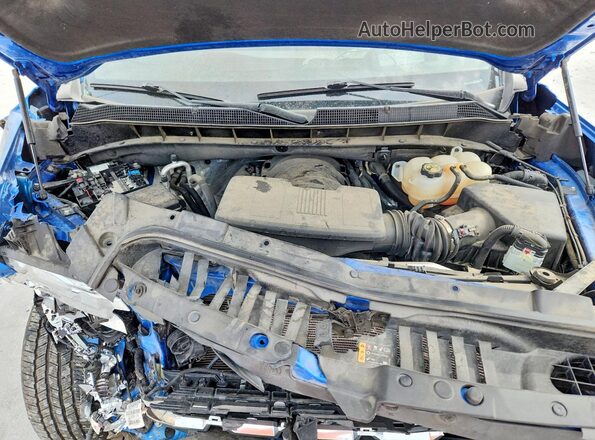 1GCUDGED6PZ272536 2023 CHEVROLET SILVERADO Blue უკანა სალონის ხედი