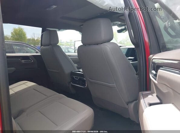 1GCUKGEL7SZ314525 2025 CHEVROLET SILVERADO Red VIN კოდის სტიკერის ხედი