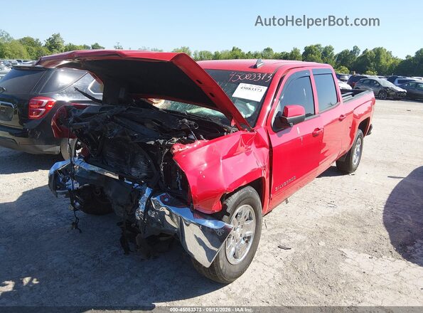 1GCUKREC0HF160097 2017 CHEVROLET SILVERADO Red Առջևի ձախ երեք քառորդ տեսարան