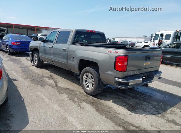 1GCUKREC6HF162680 2017 CHEVROLET SILVERADO Gray Trasero izquierdo