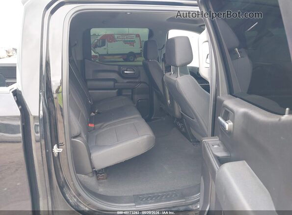 1GCUWCED2KZ213530 2019 CHEVROLET SILVERADO Black VIN კოდის სტიკერის ხედი