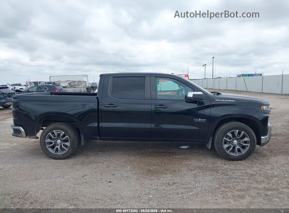 1GCUWCED2KZ213530 2019 CHEVROLET SILVERADO Black უკანა სალონის ხედი