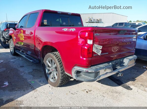 1GCUYDED1KZ163221 2019 CHEVROLET SILVERADO Red Rear left
