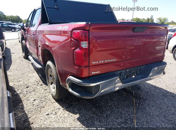 1GCUYDED2MZ443622 2021 CHEVROLET SILVERADO Red უკანა მარცხენა