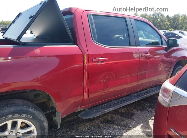 1GCUYDED2MZ443622 2021 CHEVROLET SILVERADO Red ხელსაწყოთა პანელის ხედი