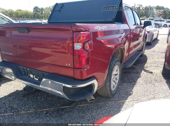 1GCUYDED2MZ443622 2021 CHEVROLET SILVERADO Red უკანა მარჯვენა