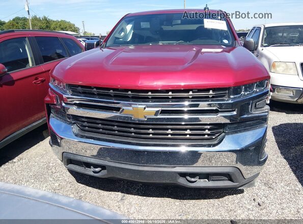 1GCUYDED2MZ443622 2021 CHEVROLET SILVERADO Red წინა პანელის ხედი