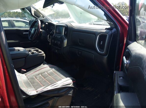 1GCUYDED2MZ443622 2021 CHEVROLET SILVERADO Red წინა სალონის ხედი