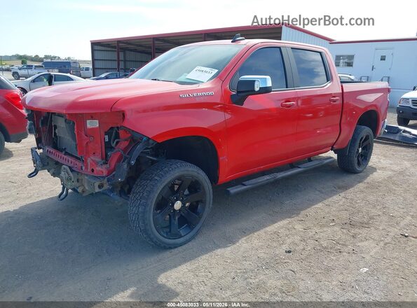 1GCUYDED3MZ220649 2021 CHEVROLET SILVERADO Red Vista tres cuartos delantera izquierda