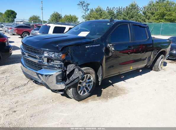 1GCUYDED5LZ332318 2020 CHEVROLET SILVERADO Черный Передняя левая четверть