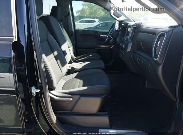 1GCUYDED5LZ332318 2020 CHEVROLET SILVERADO Черный Вид салона спереди