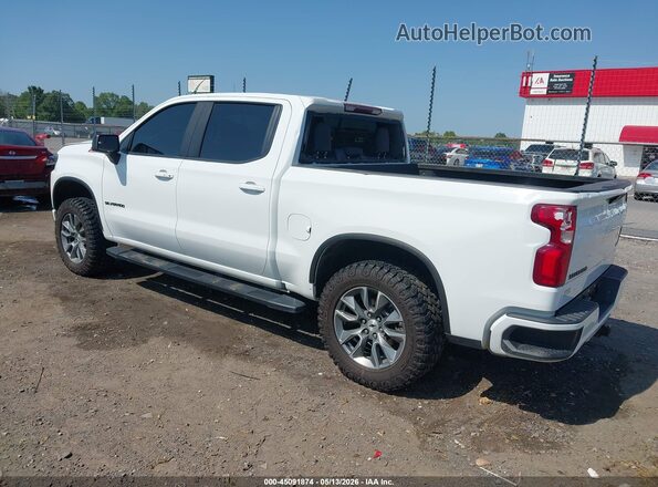 1GCUYEED4MZ425144 2021 CHEVROLET SILVERADO White უკანა მარცხენა