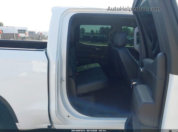 1GCUYEED4MZ425144 2021 CHEVROLET SILVERADO White VIN კოდის სტიკერის ხედი