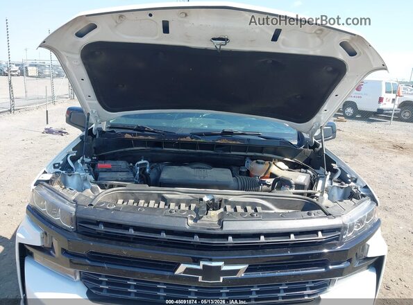 1GCUYEED4MZ425144 2021 CHEVROLET SILVERADO White უკანა ხედი