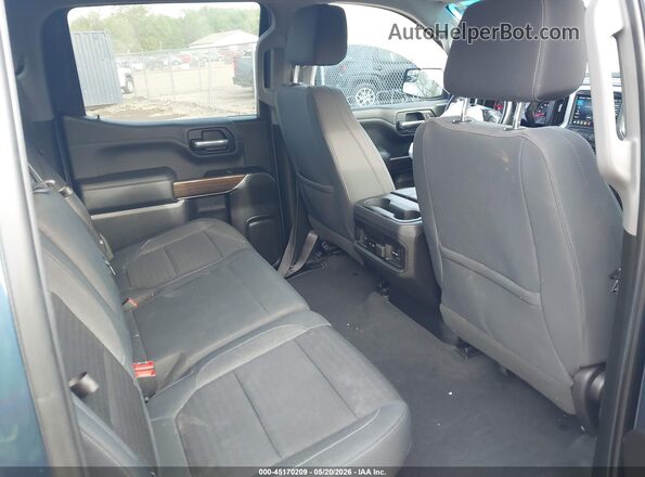 1GCUYEED5KZ136836 2019 CHEVROLET SILVERADO Blue Vista de la etiqueta del VIN