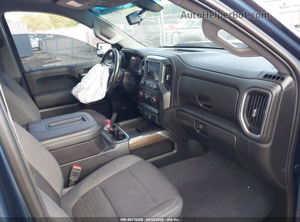 1GCUYEED5KZ136836 2019 CHEVROLET SILVERADO Blue Vista interior delantera
