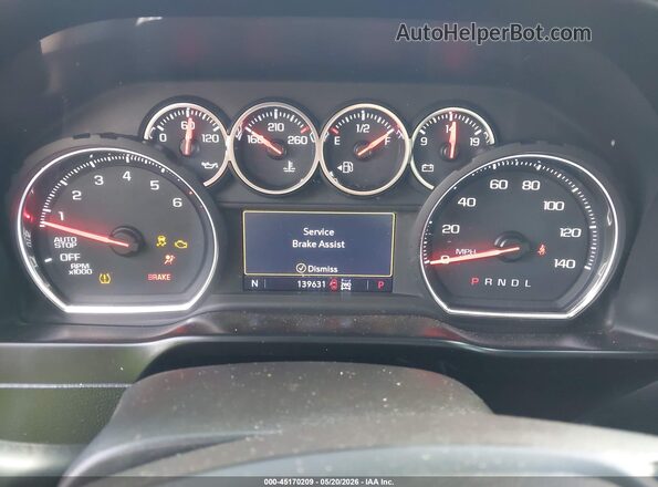 1GCUYEED5KZ136836 2019 CHEVROLET SILVERADO Blue Vista de los asientos traseros