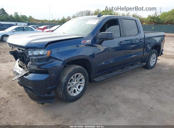 1GCUYEED5KZ136836 2019 CHEVROLET SILVERADO Blue Vista tres cuartos delantera izquierda