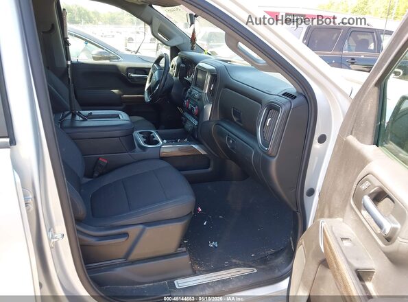 1GCUYEED6MZ436145 2021 CHEVROLET SILVERADO Silver Front interior view