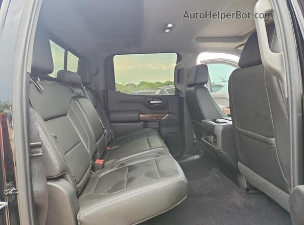 1GCUYEED8KZ103796 2019 CHEVROLET SILVERADO Black Вид задніх сидінь