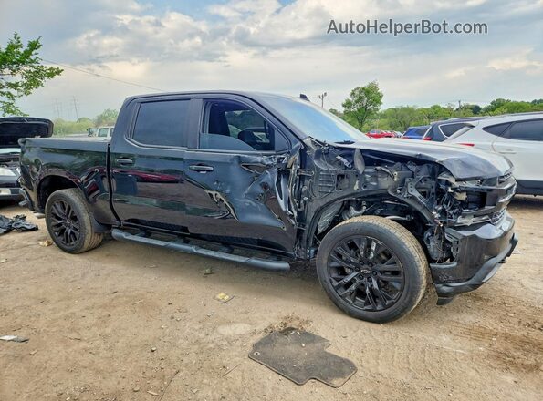 1GCUYEED8KZ103796 2019 CHEVROLET SILVERADO Black Передня права чверть