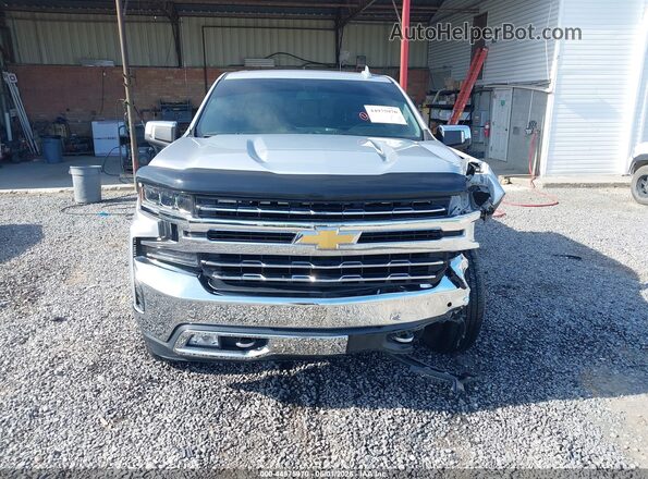 1GCUYGED2KZ100128 2019 CHEVROLET SILVERADO Silver Instrument cluster view