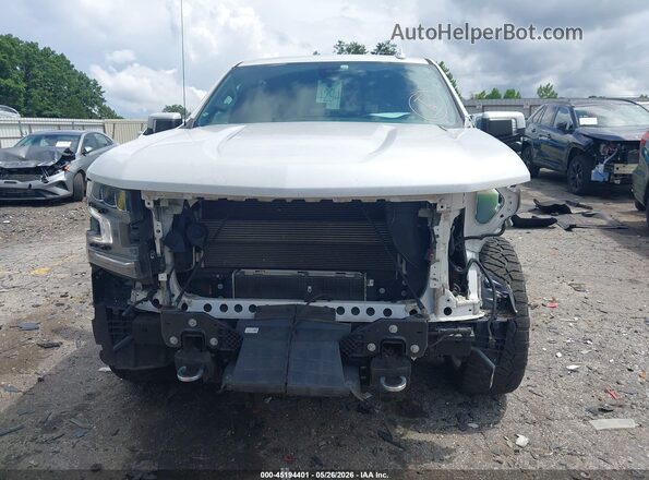 1GCUYHET3MZ150066 2021 CHEVROLET SILVERADO Белый Вид щитка приборов