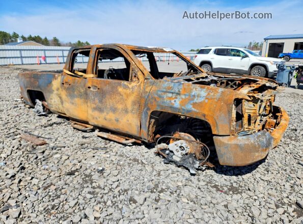 1GCVKNECXHZ302998 2017 CHEVROLET SILVERADO Пожар Передняя правая четверть