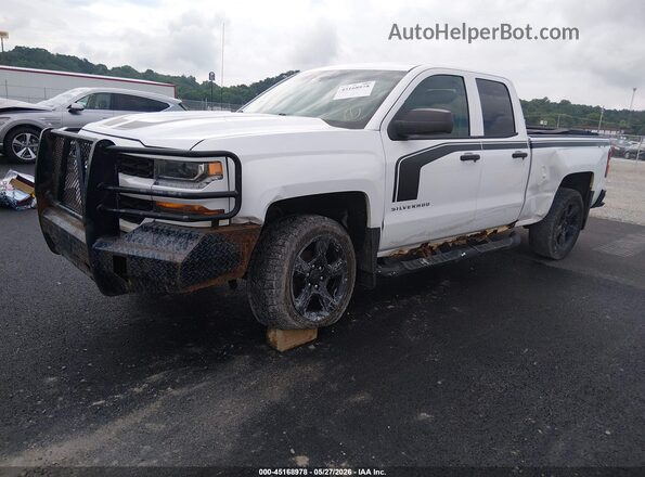 1GCVKPEC0HZ152220 2017 CHEVROLET SILVERADO White Առջևի ձախ երեք քառորդ տեսարան