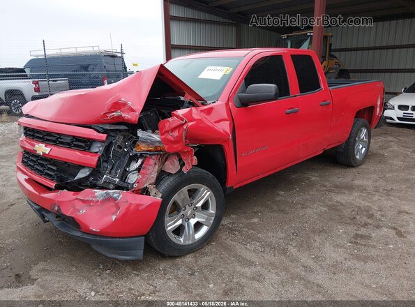 1GCVKPEC8GZ364152 2016 CHEVROLET SILVERADO Red წინა მარცხენა ხედი სამი მეოთხედიდან