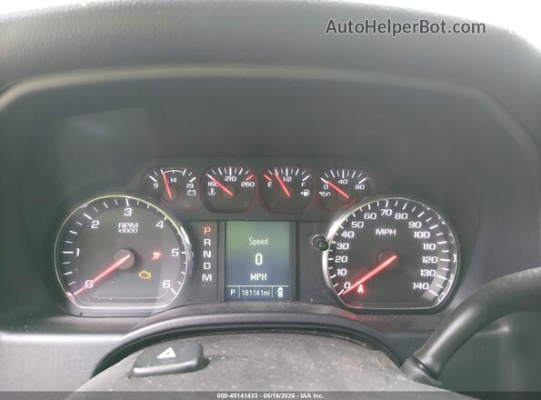 1GCVKPEC8GZ364152 2016 CHEVROLET SILVERADO Red უკანა სავარძლების ხედი