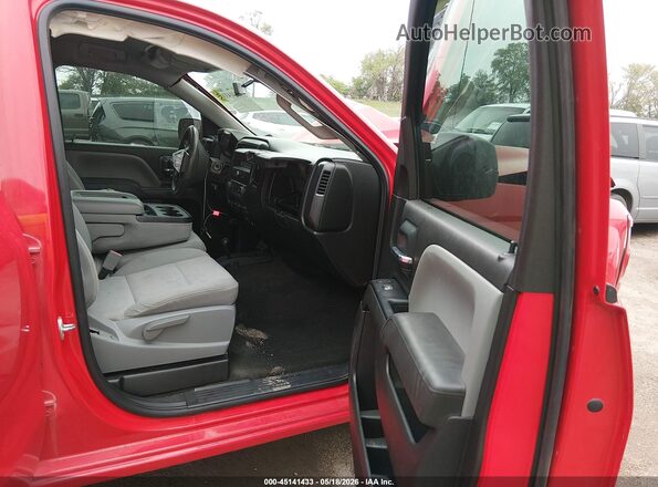1GCVKPEC8GZ364152 2016 CHEVROLET SILVERADO Red წინა სალონის ხედი