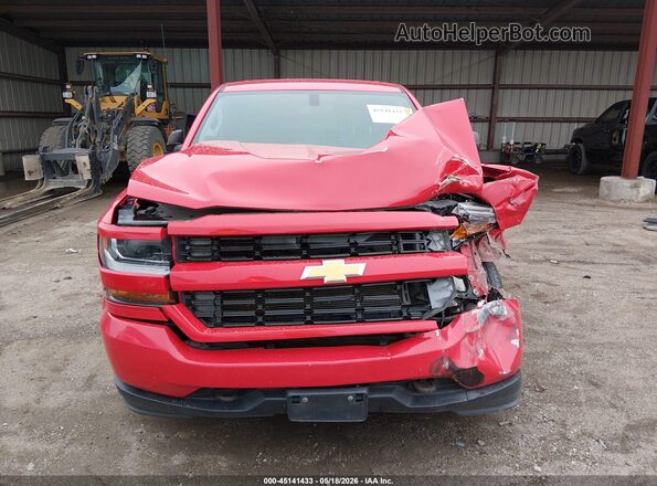 1GCVKPEC8GZ364152 2016 CHEVROLET SILVERADO Red უკანა სალონის ხედი