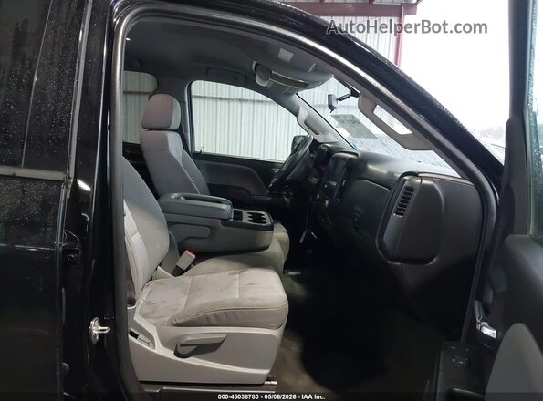 1GCVKPEC8HZ270631 2017 CHEVROLET SILVERADO Black Вид салону спереду