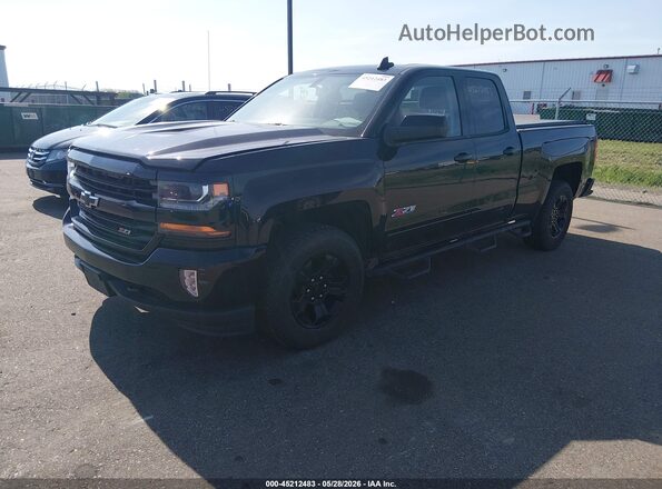1GCVKREC0HZ190400 2017 CHEVROLET SILVERADO Black Front left