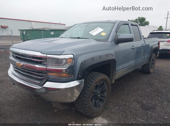1GCVKREC2GZ184189 2016 CHEVROLET SILVERADO Blue წინა მარცხენა ხედი სამი მეოთხედიდან
