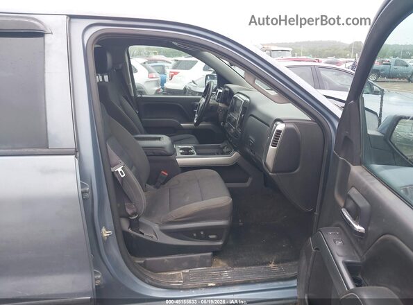 1GCVKREC2GZ184189 2016 CHEVROLET SILVERADO Blue წინა სალონის ხედი