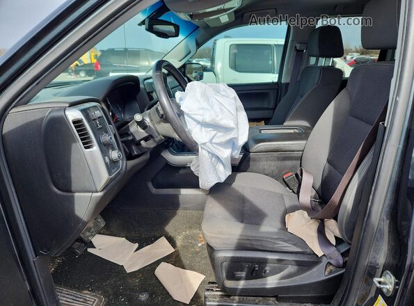 1GCVKREC2HZ359638 2017 CHEVROLET SILVERADO Gray Вид салону спереду