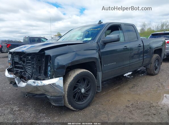 1GCVKREC2HZ365620 2017 CHEVROLET SILVERADO Blue Передня ліва чверть
