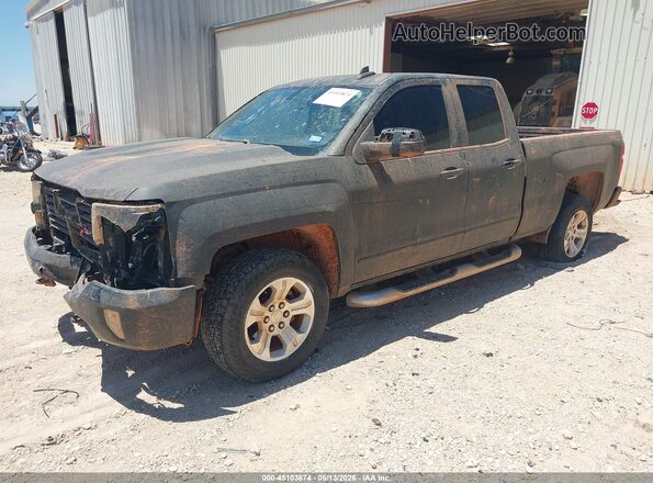 1GCVKREC3HZ231599 2017 CHEVROLET SILVERADO Black Առջևի ձախ երեք քառորդ տեսարան