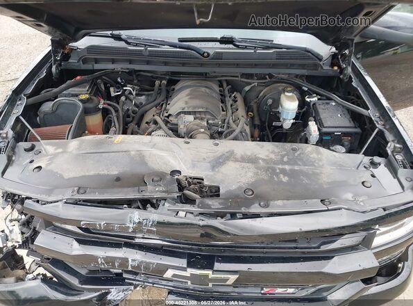 1GCVKREC5JZ372860 2018 CHEVROLET SILVERADO Black Rear view